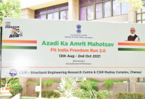 Azadi Ka Amrit Mahotsav – Fit India Freedom Run 2.0 at CSIR Taramani campus.